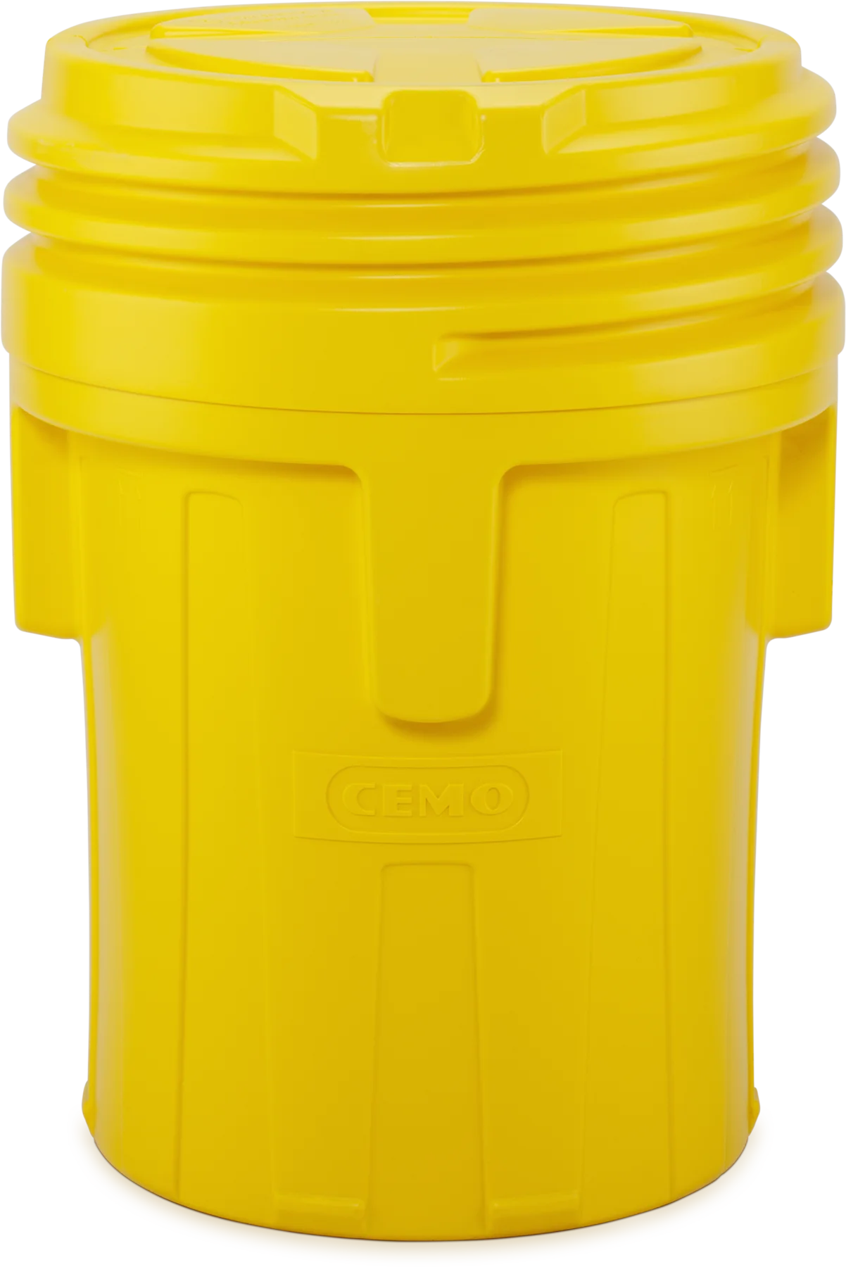 CEMO PE safety drum, 350 L, yellow