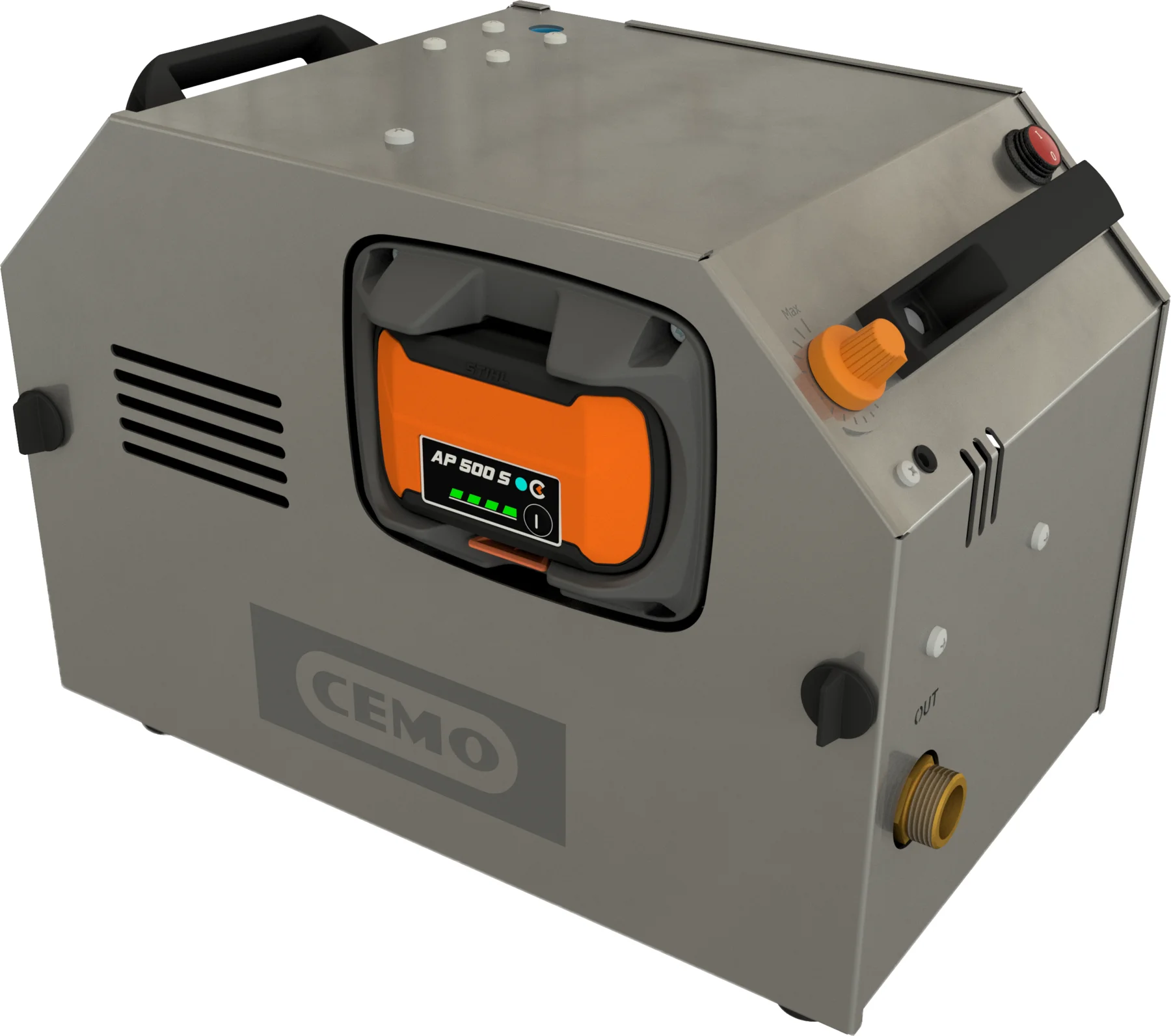 CEMO aquas 30 APready mobile water pump, Battery Stihl AP