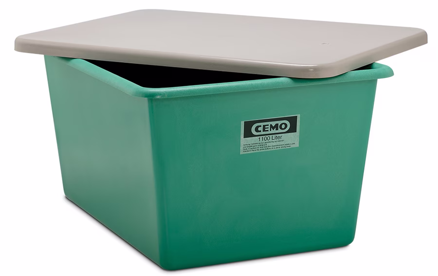 Flat lids are available as optional accessories