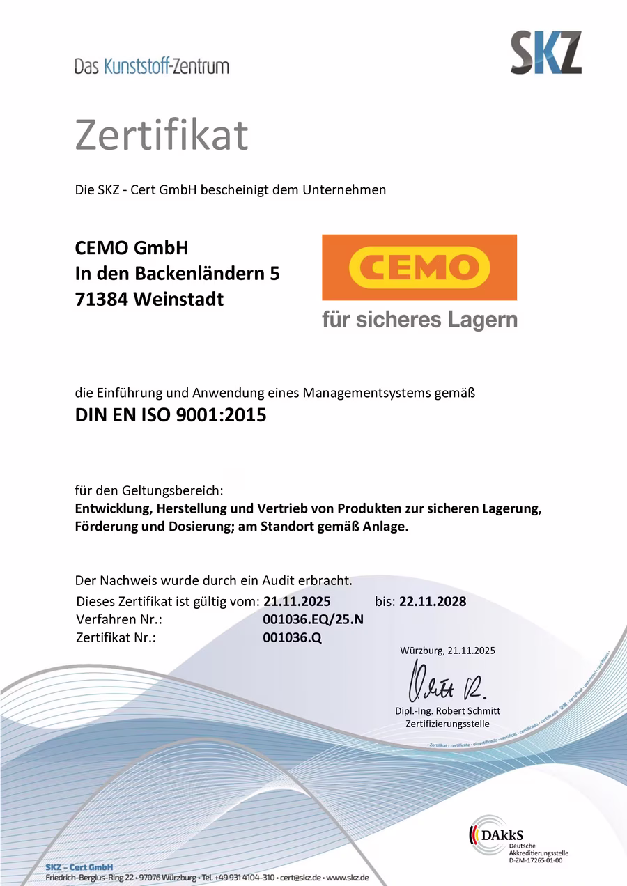 DIN EN ISO 9001:2015